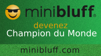 Chaima joue au Minibluff